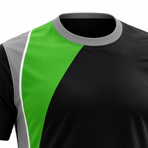 Conjunto de Uniforme de Fútbol Personalizado, Camiseta de Manga Corta, Pantalones Cortos con Cordón Ajustable, Impresión por Transferencia de Calor, 100% Poliéster, para Adultos - Product Image 5