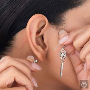 PRAO Boho Dream Leaf Pendientes colgantes Colgantes de moda Dreamy Danglers - Product Image 4
