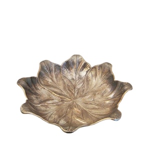 Bol à fruits de luxe plat décoratif fini or Date chocolat fruits secs servant des bols à vaisselle en métal pièce maîtresse article décor de mariage - Product Image 2