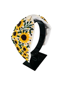 Serre-tête de luxe tendance, accessoire de cheveux de créateur pour soirée, bandeau rembourré à sequins pour femmes et filles, accessoires de mode - Product Image 5