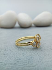 Anillo de Compromiso Clásico de Oro Sólido de 10K para Mujer con Diamante VVS Creado en Laboratorio, Engaste de Garras, Certificado IGI, para Fiesta de Boda - Product Image 5