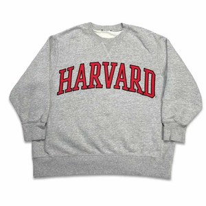 Harvard University Winter Sweatshirt Officially Licensed Polyester/Cotton Fleece Arched <b>Mock</b> <b>Neck</b> Loose Fit Regular Length - Product Image 1