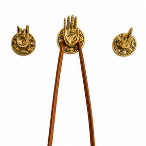 Hand Gesture Solid Brass Wall Hook Decorative Coat Hook <b>Key</b> Holder Towel Hook Robe <b>Hanger</b> Entryway Bedroom Bathroom Home Decor - Product Image 1