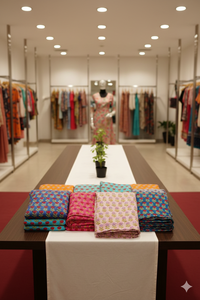 Tela Popelina Peinada Ligera, Transpirable, Orgánica y Ecológica, Estampada en Varios Colores, para Vestidos de Niños y Niñas - Product Image 4