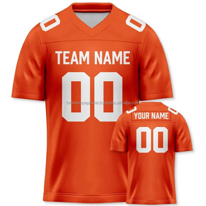 Maillot de football personnalisé avec nom et numéro d'équipe pour hommes, t-shirt respirant à manches courtes pour hommes, vêtements de club de football - Product Image 5
