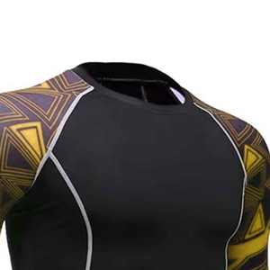 Venta al por mayor: Conjunto de Rash Guards para hombre con diseño moderno 2026, de secado rápido, ropa deportiva de compresión, uniformes sublimados para BJJ - Product Image 3