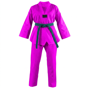 Uniforme classique de Taekwondo, tenue légère d'arts martiaux, tissu doux et respirant, construction durable pour l'entraînement et le sparring - Product Image 1