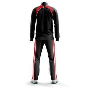 2023 vente en gros vêtements de sport grande taille vêtements de sport fermeture éclair complète survêtements en polyester combinaison de sport d'hiver sublimée - Product Image 2