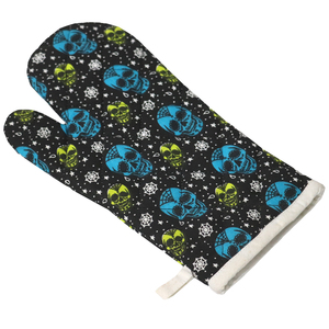 Gants de four en coton 100% à motifs imprimés multicolores au prix le plus bas. - Product Image 2