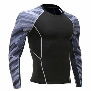 Rashguard de Compression Unisexe de Qualité Supérieure pour Hommes, Écologique, Anti-Bactérien, en Spandex/Nylon, Séchage Rapide, Manches Longues pour BJJ - Product Image 4