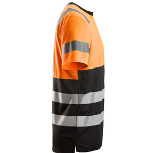 <b>Hi</b> <b>Vis</b> Safety Fluorescent Reflective Breathable Water Resistant Quick Dry 100% Cotton Eco-Friendly Unisex Safety <b>T</b>-<b>shirt</b> New - Product Image 5