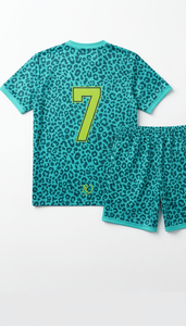 Conjunto de Camiseta y Pantalones Cortos de Voleibol Geométricos Verde Menta Personalizados al por Mayor, Uniforme de Equipo Absorbente de Sudor, Ropa Deportiva Sublimada OEM - Product Image 4