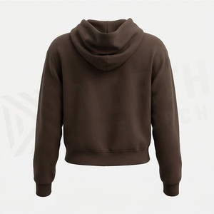 Haut court à capuche pour femme, respirant, haute qualité, design original, logo personnalisé, prix de gros, vêtements de sport décontractés - Product Image 2