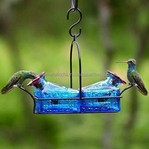 Alimentador de baño para pájaros de aluminio con forma de flor en primera calidad, ideal para alimentación de pájaros grandes al aire libre y decoración de jardín - Product Image 6