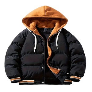 Veste matelassée en toile pour homme conçue par des experts, imperméable, manteau d'hiver avec rembourrage matelassé, personnalisée pour une utilisation en extérieur - Product Image 1