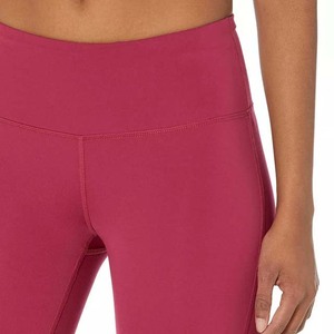 Leggings de yoga taille haute, longueur intégrale, couleur unie, avec taille élastique, extensibles dans quatre directions, pour le fitness, la course et les activités sportives - Product Image 5