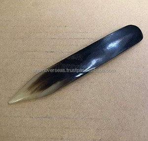 Premium Natural Buffalo Horn Letter Opener & Paper <b>Folder</b> Set for Office - Product Image 4