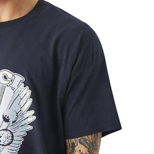 T-shirt surdimensionné au design unique, de bonne qualité, étiquette personnalisée, meilleur prix, fabricant professionnel, impression sérigraphique, t-shirt pour homme - Product Image 3