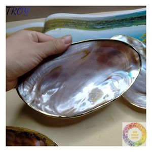 Plateau décoratif en coquillages naturels, cadeau de bienvenue attentionné pour les propriétaires de maisons de plage et les amateurs de décoration intérieure pour la maison - Product Image 5