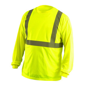 Premium <b>Long</b> <b>Sleeve</b> High Visibility Workwear Durable Fabric Reflective Detail Comfortable Fit For Job Teams Safety Shirt - Product Image 1