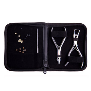 Cheap Price Hair Extension Tools Kit installation Starter Removal Set Top Trend Lightweight <b>Micro</b> Beads <b>Tape</b>-in Hair Extension - Product Image 1