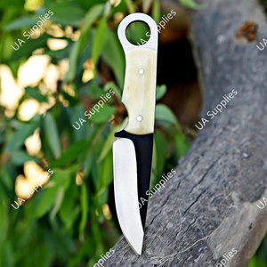 Cuchillo de Caza Profesional de Acero Inoxidable de Alta Calidad, 58 HRC, Afilado como una Navaja, para Senderismo, Camping y Caza al Aire Libre, con Funda, OEM/ODM - Product Image 3