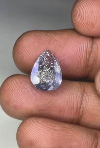 Iolita Natural Azul, Piedra Preciosa con Corte de Pera y Juego de Colores para Joyería - Product Image 3