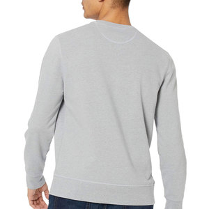 Jersey liso de algodón para hombre de alta calidad, sudadera de lana, diseño personalizado en relieve, 3D temporada de invierno, ropa de fabricación sólida - Product Image 2