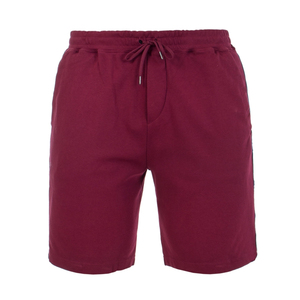 Shorts de sport en molleton de coton brodés sur mesure, style vintage, épais, avec impression en relief, taille mi-haute, décontractés, en French Terry avec ourlet brut - Product Image 1