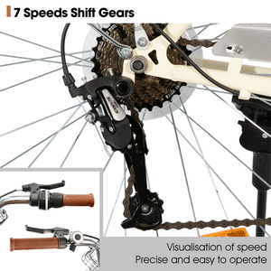 <span class=keywords><strong>Bicicleta</strong></span> Urbana para Mujer JOYKIE HILAND, <span class=keywords><strong>Cuadro</strong></span> <span class=keywords><strong>de</strong></span> Acero <span class=keywords><strong>de</strong></span> Alto Carbono, 7 Velocidades, Doble Freno V, Doble Llanta <span class=keywords><strong>de</strong></span> <span class=keywords><strong>Aluminio</strong></span>, 90% SKD, <span class=keywords><strong>Bicicleta</strong></span> para Damas - Product Image 2