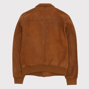 Chaqueta de Cuero Estilo Vaquero Marrón - Product Image 3