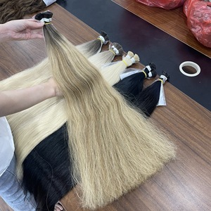 Extensiones de Cabello con Punta I de Queratina, Cabello Natural Real, Sin Sintético, Producto Original Vietnamita al por Mayor, Producto de Belleza para Mujeres - Product Image 5