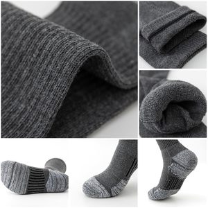 High Quality Custom Logo Men's Winter Sports <b>Socks</b> Long Warm Breathable Casual <b>Socks</b> with Anti-Slip Feature Woven Technique - Product Image 4