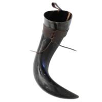 Vente chaude M.I.G. Verre à bière et à vin en corne de buffle naturelle, poli, éco-responsable, fait main, qualité supérieure, pour chambre à coucher - EXPORTS