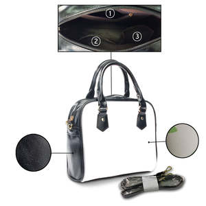 Bolso de mano de poliéster con estampado hawaiano Puakenikeni para mujer, bolso moderno con compartimentos para estudiantes universitarias 177 - Product Image 5