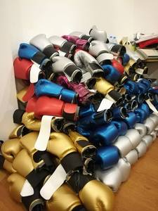 Guantes de Boxeo MMA de Calidad de Exportación, Guantes de Entrenamiento con Correa de Muñeca Ajustable, Cierre de Gancho y Bucle, Cuero PU, Opciones Personalizadas - Product Image 2