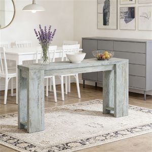 Consolle Decorativa in Legno Stile Rustico per Ingresso, Foyer e Divano - Product Image 4