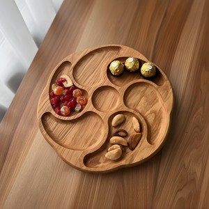 wooden chip dip bowl - Product Image 1