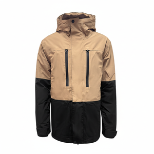 Nouvelle veste universitaire en jean déchiré et délavé pour homme, coupe ample, imperméable, à capuche, col à revers, poches zippées, style décontracté pour jeunes - Product Image 6