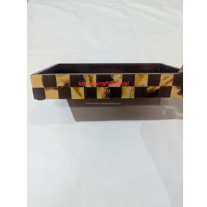 New Wooden Storage <b>Tray</b> With Adjustable Style Latest Designed Fancy Wooden <b>Jewelry</b> Display & Coffee Table <b>Trays</b> - Product Image 4