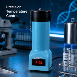 Portable Digital Semen Thawing Unit | Stainless Steel Veterinary AI Equipment 0.2°C Accuracy 100-240VAC for Cattle Breeding Farm - Product Image 3