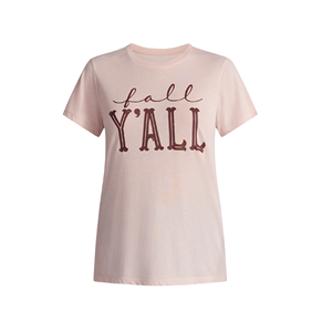 เสื้อยืดคอกลมผู้หญิงลดราคา เสื้อยืดแขนสั้นลายพิมพ์ลำลองสำหรับฤดูร้อน - Product Image 5