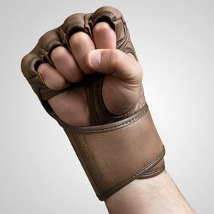 High Quality Custom Handmade Mma <b>Gloves</b> Durable Leather Competition <b>Gloves</b> For Gym Fighters Professional 100% Leather MMA <b>Gloves</b> - Product Image 1