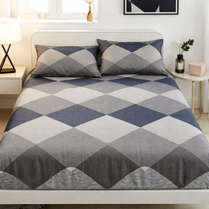 Sábana Ajustable Royal Pleasure King |   Colección de Ropa de Cama Elegante de Algodón Glaseado, Sábana Ajustable Suave con 2 Fundas de Almohada - Product Image 1