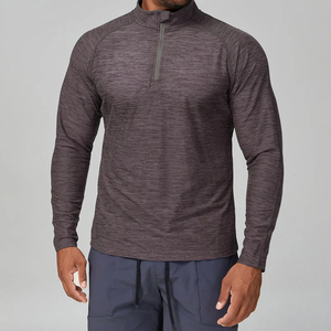 Veste de sport respirante à séchage rapide, coupe sportive toutes saisons, à manches longues, à capuche, avec fermeture éclair quart de tour, vêtements de sport, survêtement - Product Image 1