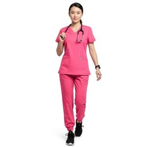 Ensemble d'uniformes médicaux haut de gamme, vêtements d'infirmière confortables, respirants, vêtements d'hôpital personnalisés, uniformes de travail sur mesure OEM - Product Image 6