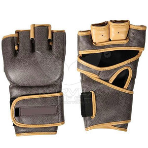 ถุงมือ MMA น้ำหนักเบา ป้องกันข้อนิ้วมือ ดีไซน์ฝ่ามือเปิด ยืดหยุ่น กระชับข้อมือ อุปกรณ์ฝึกซ้อม - Product Image 4