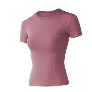 T-shirts personnalisés pour femmes et hommes, t-shirts de sport en polyester, blouses, hauts unisexes, t-shirts slim fit pour la gym, t-shirts unis - Product Image 3