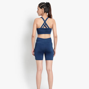 Meilleure Vente : Ensembles de Sport et Fitness pour Femme, Soutien-gorge de Sport en Spandex Taille Haute et Short de Yoga, Design Unique, Idéal pour l'Entraînement Intensif - Product Image 3