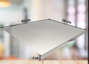 Planche à découper en acier inoxydable pour couper les légumes et les fruits. Utilisation polyvalente comme pétrir la pâte, etc. - Product Image 4